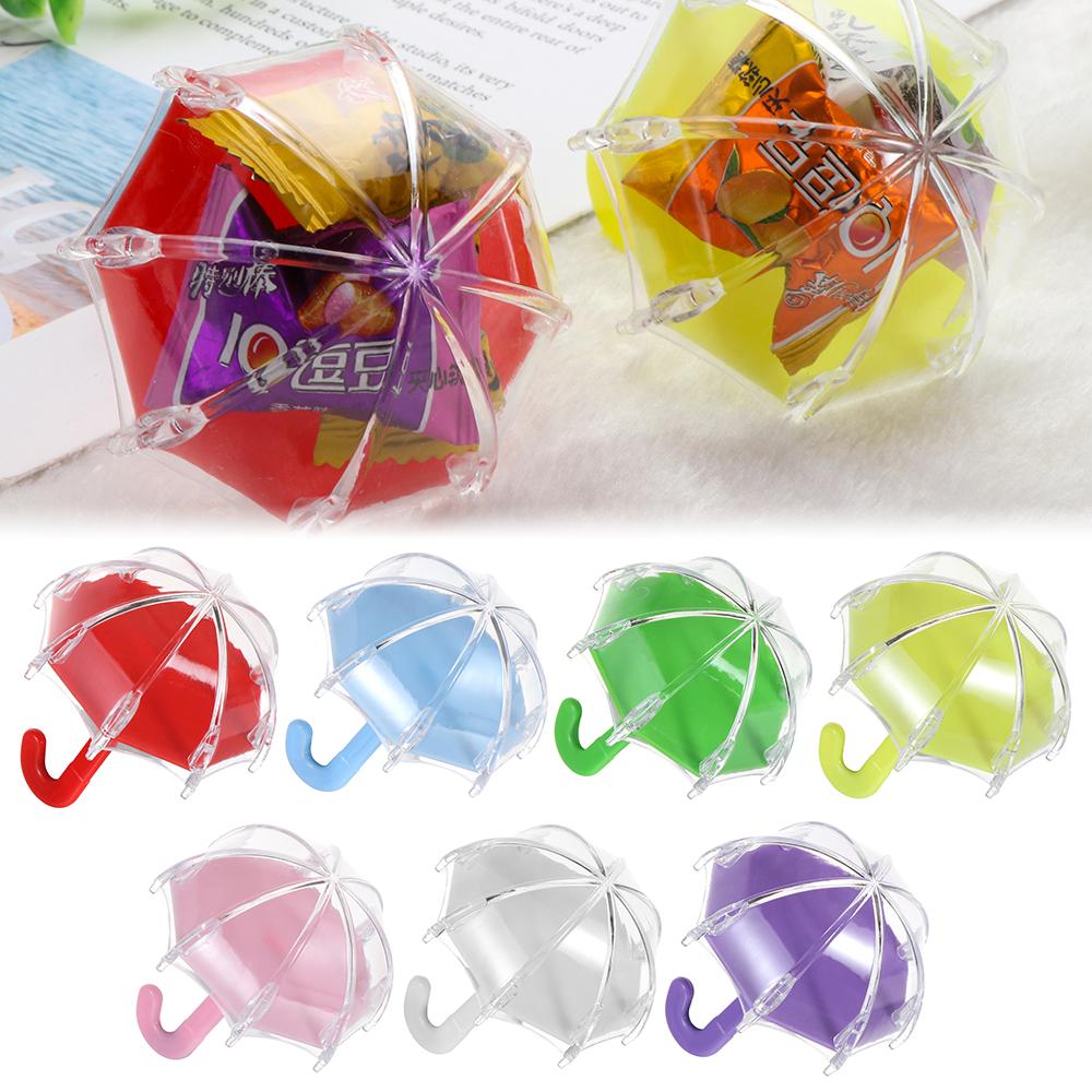 Plastic Cookies Bag Wedding Supplies Gift Box Umbrella Candy Box Sugar Jar Storage Box