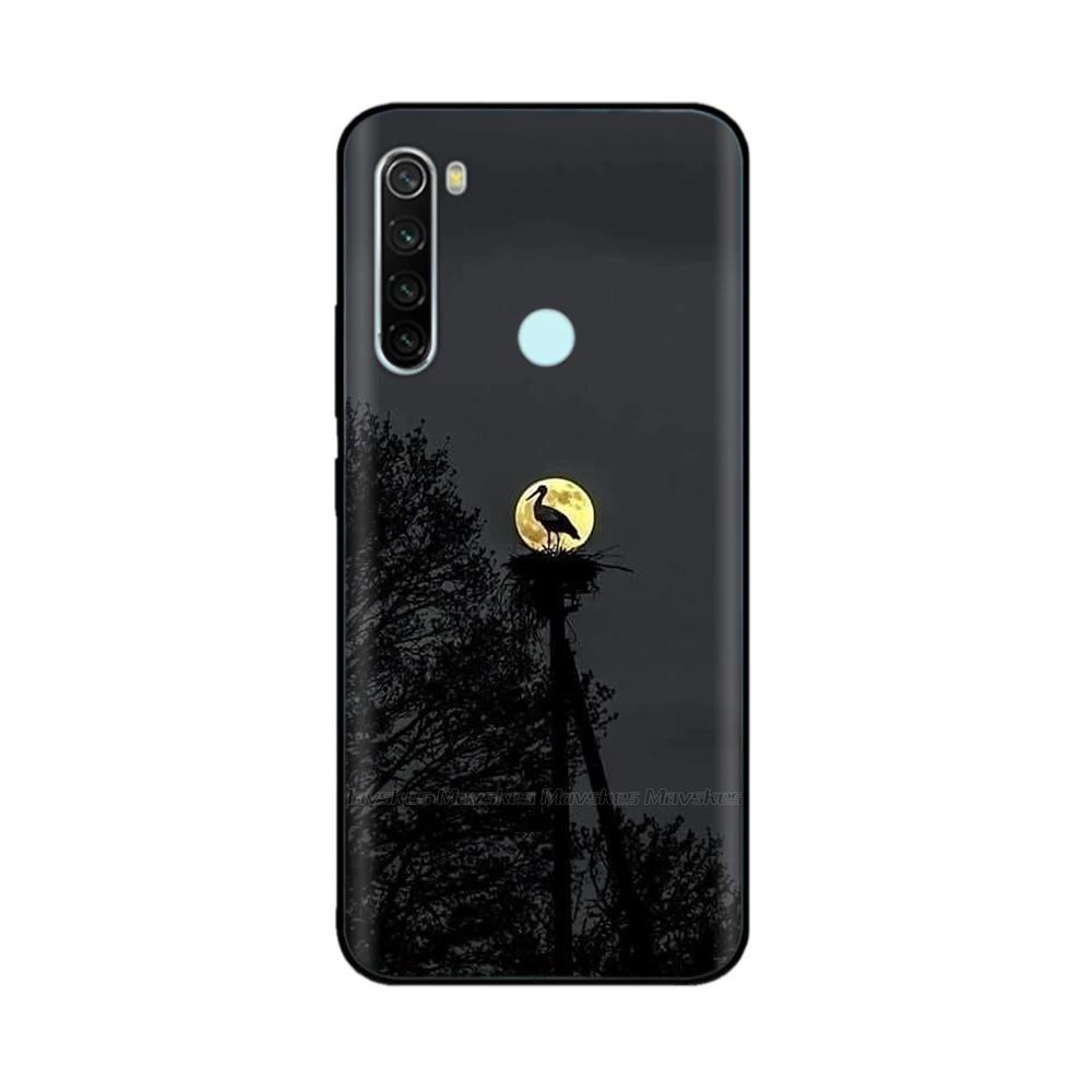 Для Xiaomi Redmi Note 8T Чехол с узором Полная защита Мягкий жидкий силикон Мультяшный чехол для Redmi Note 8T Note8T Оболочка Fundas