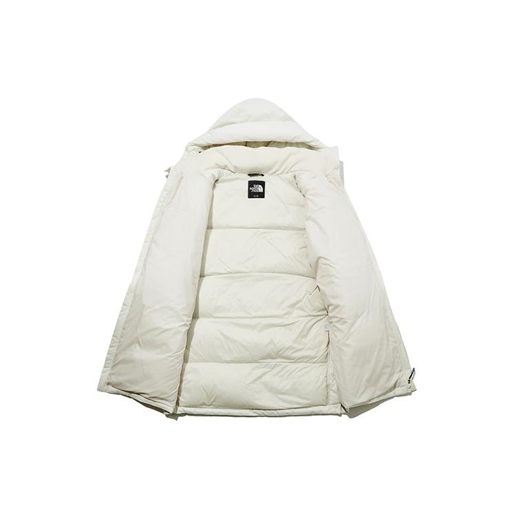The North Face Пуховики Унисекс Белые С Капюшоном Средней Толщины NJ1DL72B