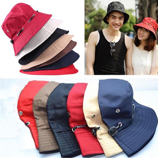 Unisex Hat Hunting Bucket Cap Summer Fishing Outdoor Travel Sun Screen Hats