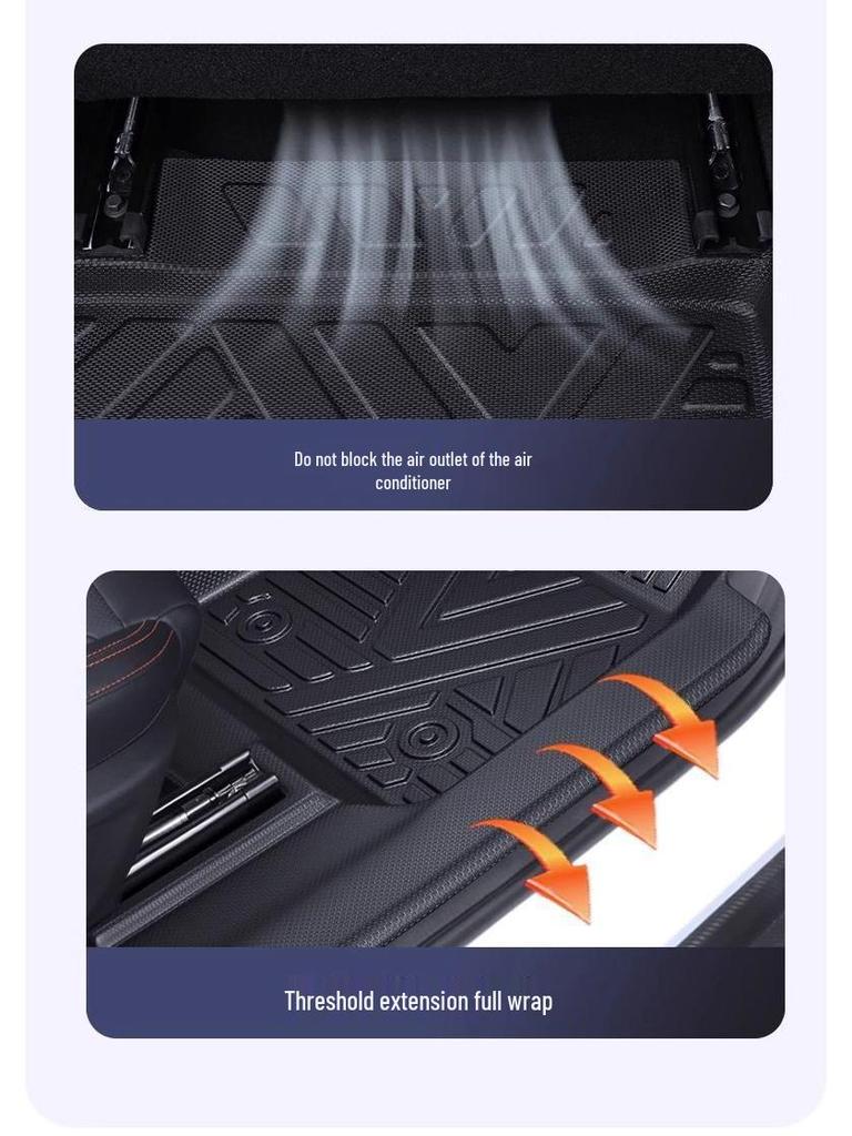 BYD Dolphin Waterproof Non-Slip TPE Door Sill Car Foot Pad