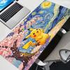 Mouse Pad Large Cherry Blossoms Pokemon Rubber PC Computer Rug Gaming Accessories Mousepad Desk Mat Locking Edge Gamer Carpet