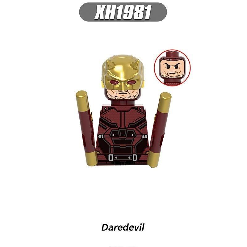 GH0142 Мини-фигурки из фильма «Сорвиголова» Игрушки Кавальерин Пиро Дзен Ковбой Электра X-23 Человек-факел Блэйд Блоки Подарки на вечеринку