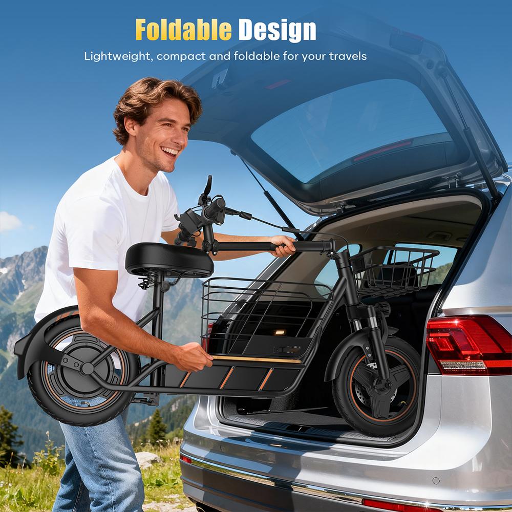FREEBOY EU US Stock Wholesale 14 Inch Tires E Scootor 120kg Load with Seat Dual Disc Brakes Electric Scooter Waterproof Adults
