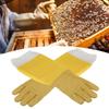 Перчатки для пчеловодства Дышащие овчинные защитные с длинными рукавами Инвентарь для пчеловода