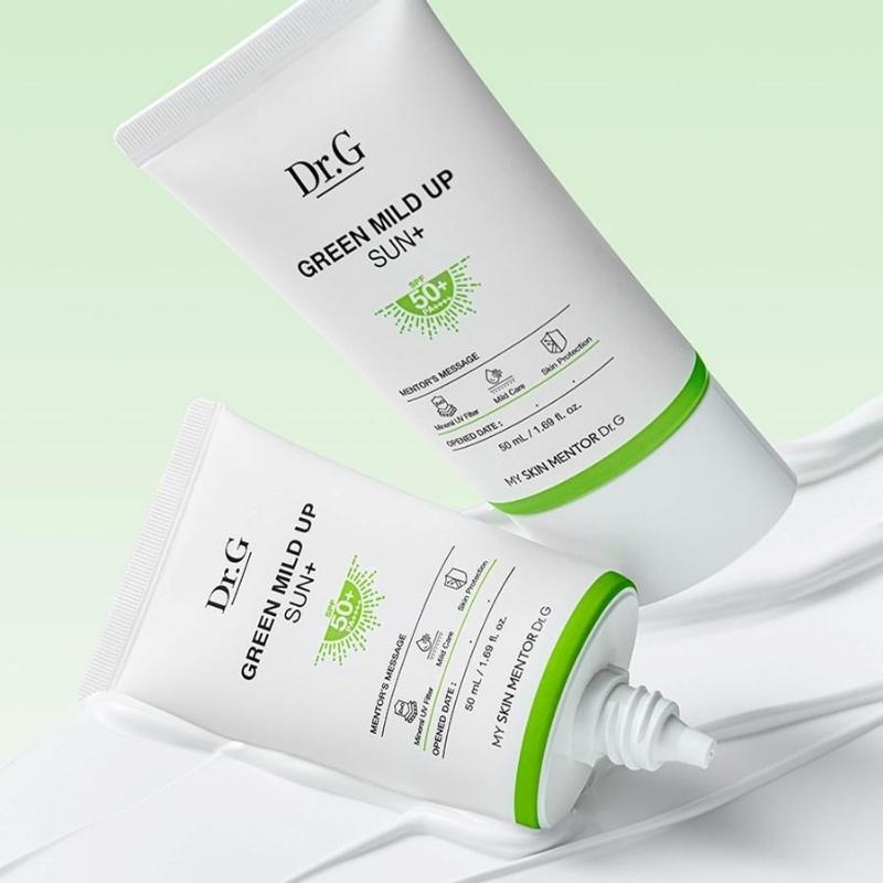 Dr.G Зеленый Мягкий Солнцезащитный Крем SPF50+ PA++++ 130мл (50 мл x 2 шт. + 10 мл x 3 шт.) / 4,40 жидк. унц.. унция.
