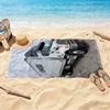 Kw Heavy Trucks Beach Towel Super Soft Microfiber Quickdry Fabric Comfortable Lightweight