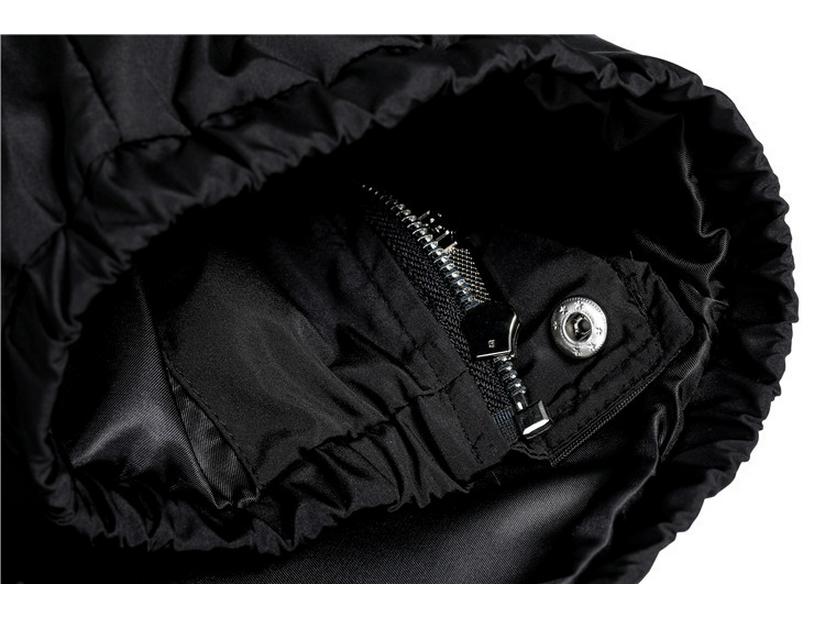 Мужская черная ветровка с капюшоном Philipp Plein - Коллекция Осень/Зима