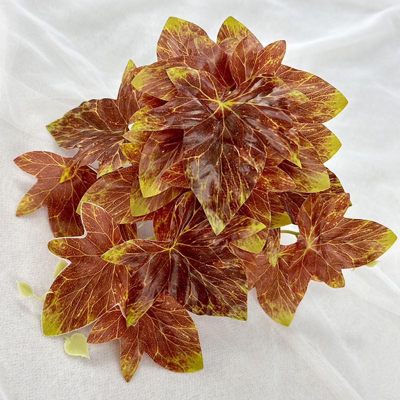 Bonsai Greenery Faux Featuring Maple And Alocasia Leaves For Hotel Decorate Room