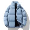 Autumn and Winter Stand Collar Cotton-padded Coat Bread Coat Thick Male Fashion Brand Loose Student Couple Casual Simple Cotton-padded Jacket