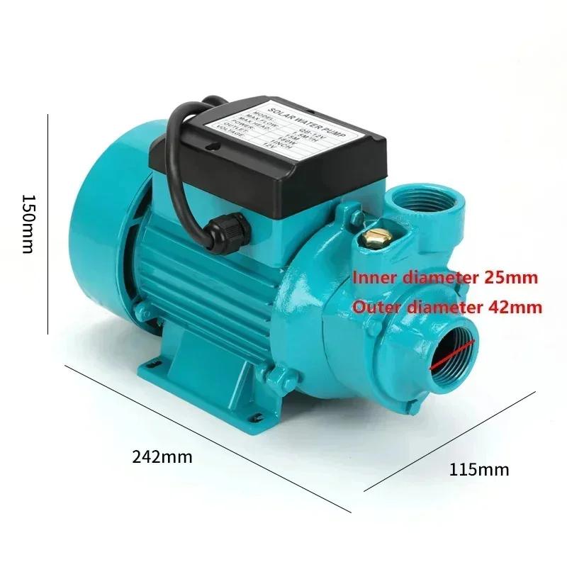 Помпа водяная DC 12V 24V 48V С щеточным двигателем Насос-бустер QB60 Высоконапорный Большой поток Солнечная батарея Насос Самоподкачивающийся насос