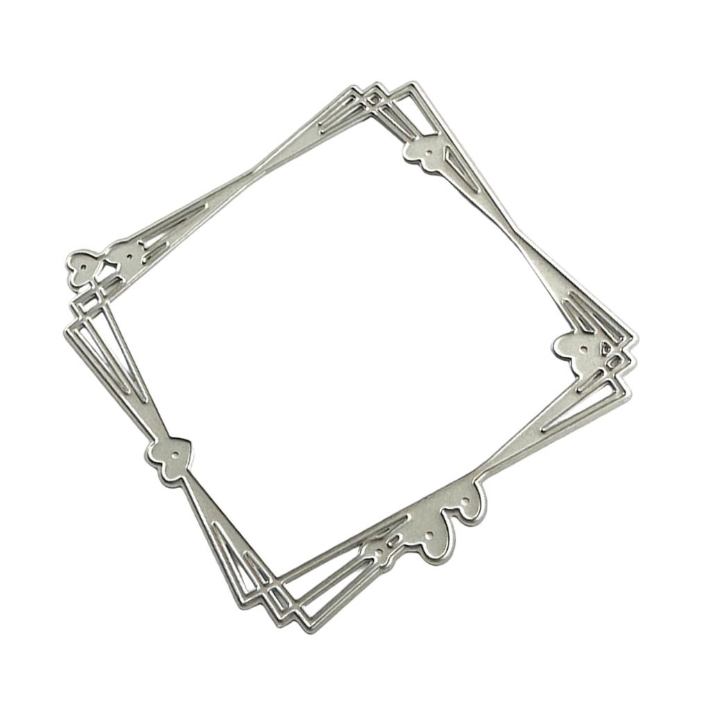 Metal Die Cuts Heart Frame Cutting Dies Embossing Stencils Molds for Scrapbooking Album Card Photo Journal Decorations