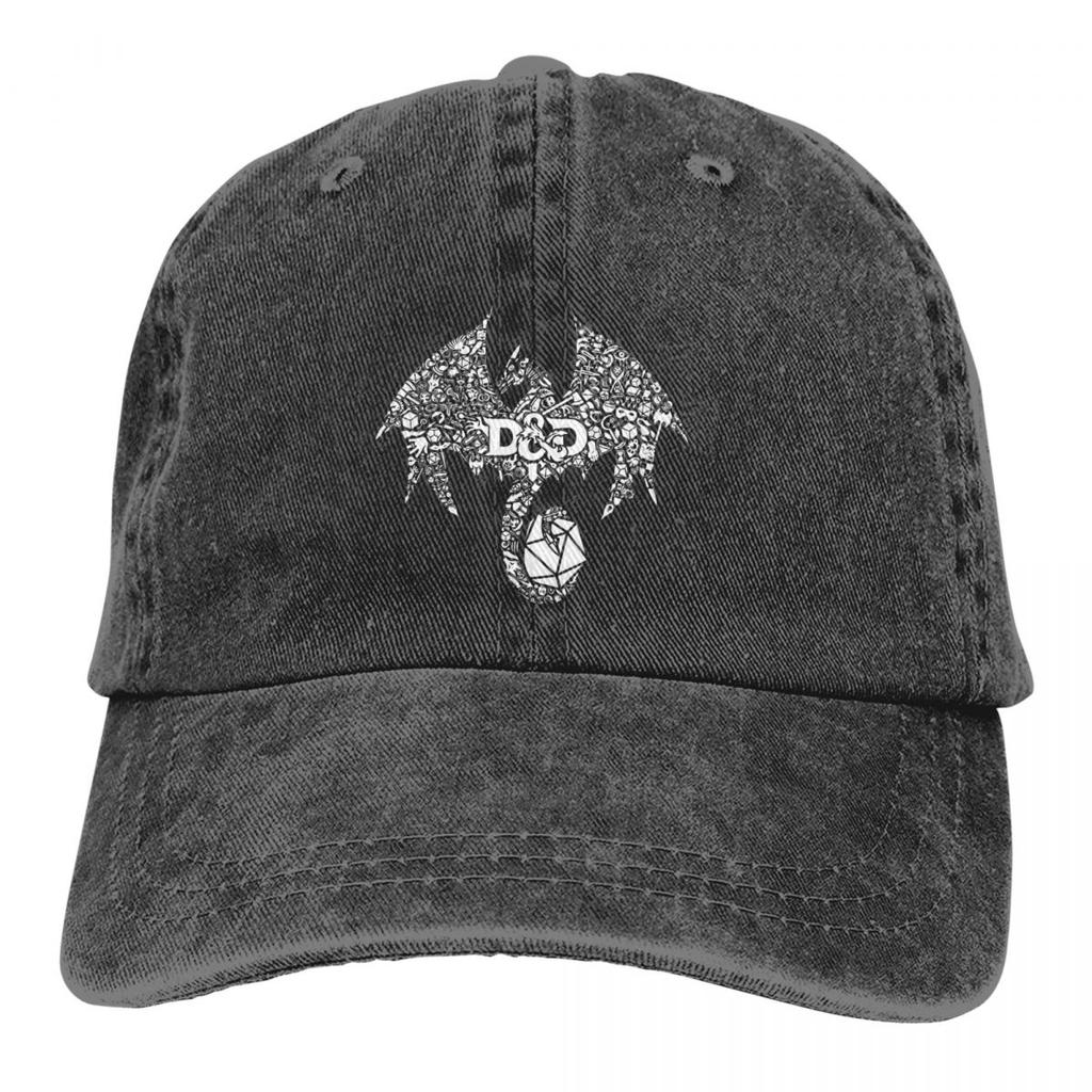 Постиранная унисекс бейсбольная кепка с мозаикой Dragon Trucker Snapback Кепки Папа Шляпа DnD Кепки для игры в гольф