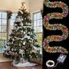 Decorations Ribbon Christmas Holiday Party Venue Decorated With Wreath Patterned