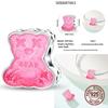 Real Copper Princess Pink Bear Bead Blue Rose Red Bears Pendant Charms Fit Bracelet Neckalce Diy Bithday Gift