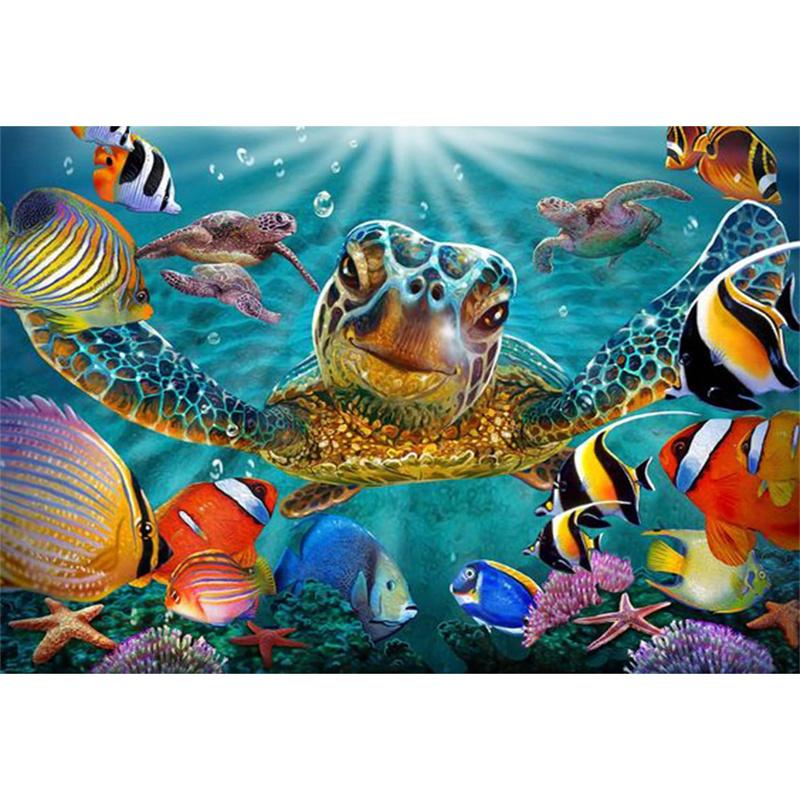 DIY алмазная живопись животное набор для вышивки крестом мозаика искусство алмазная живопись полный круг/квадратный алмаз украшение дома