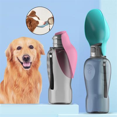 Портативная бутылка для воды для собак, маленьких и больших собак, кошек, уличная, герметичная, для прогулок, миски для питья, чихуахуа, бульдога, принадлежности