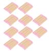 10 Bags Wooden Stick Body Double Pointed Cotton Swabs  Eyeliner & Cosmetic Touch-Up Work