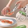 1 Set 304 Stainless Steel Crab Eating Tool Creative Crab Fork and Crab Tong For Home Use Kitchen Tool