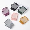 Meier Cotton half-finger yoga gloves - non-slip, elastic, short-fingered training gloves