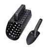 2Pcs Digging Tool Sand Scoop Shovel Set Black Beach Shovel Sand Sifter  Garden Gadgets