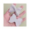 100pcs Flat Back Resin AB Color Bows Bowknot Flatback Cabochons  Scrapbooking for Phone Decor DIY Hair Bows Center Accessories