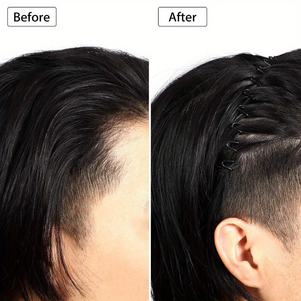 3/6 шт. унисекс повязка для волос металлический обруч для волос черный весенний нескользящий мужской женский спортивный модный головной убор (Весенняя волна)