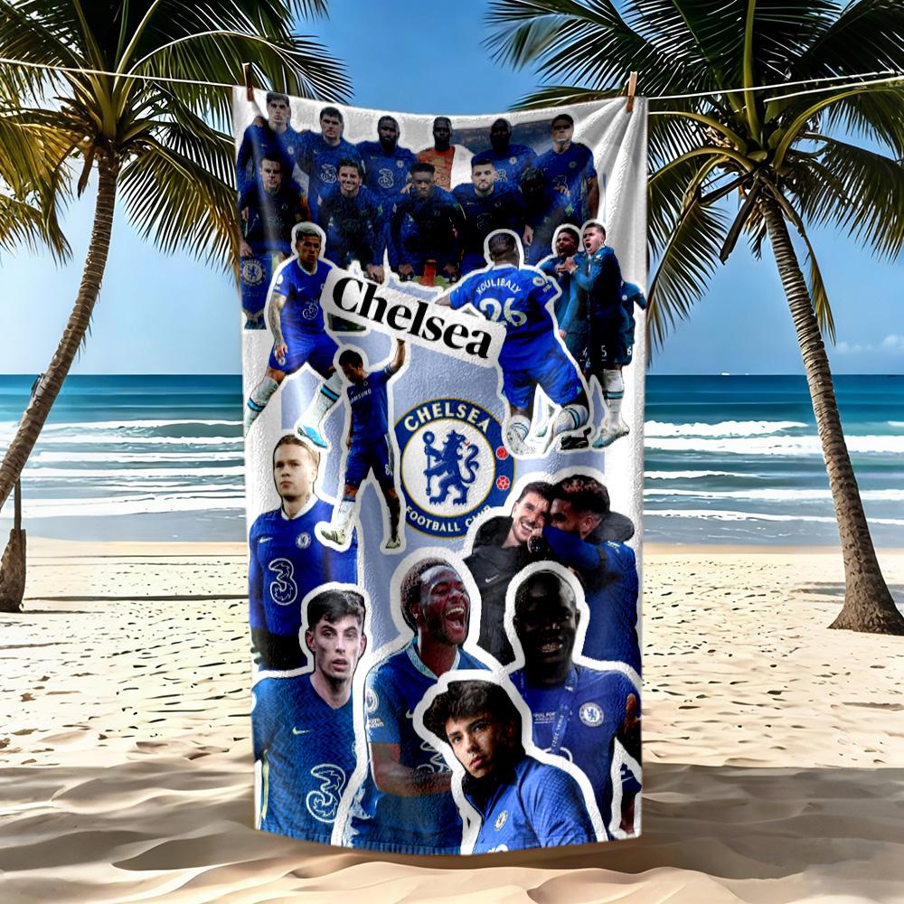Chelsea Beach Towel High Absorbency Quickdry Comfortable Lightweight