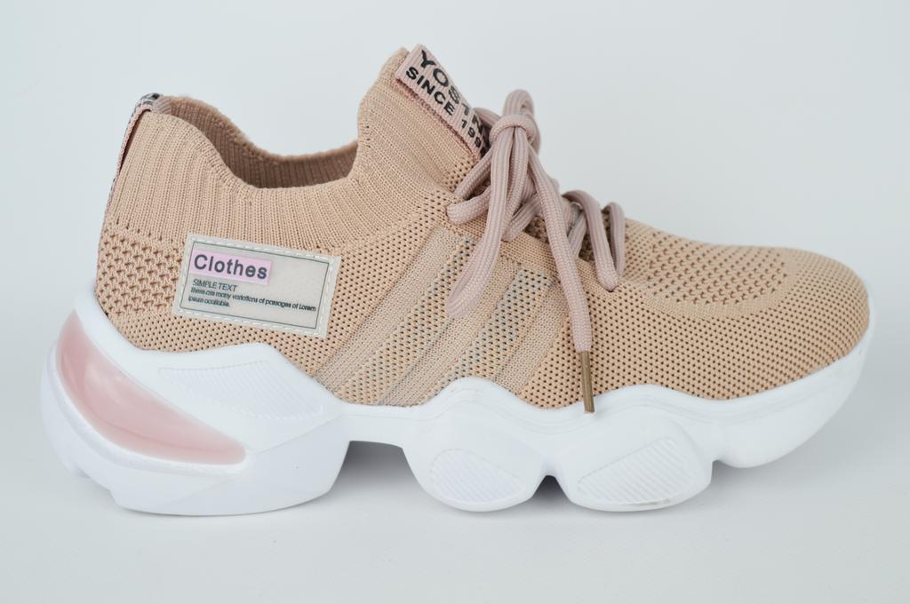 Кроссовки текстильные Lonza 2303 36 Пудровый