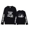 Футболка SUGA с длинными рукавами из 100% хлопка с одинаковым принтом и длинными рукавами, пуловер унисекс, топ