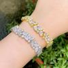 Zircon Bracelet Exquisite Flash Diamond Zircon Jewelry Bridal Evening Dress Jewelry