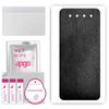 apgo Protective Skin Sticker for the Back Compatible with Vivo NEX Dual Display, Wrap Film, Foil, Vinyl - Pattern Black Leather
