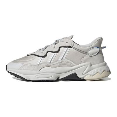 Кроссовки унисекс Ozweego Grey Silver Metallic Grey-One Crystal-White HP6337