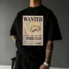 Аниме Футболка One Piece Мужская Женская Хлопок Короткий Рукав Топы 2026 Лето Луффи Зоро Санджи Графический Принт Уличная Одежда Повседневная Y2k