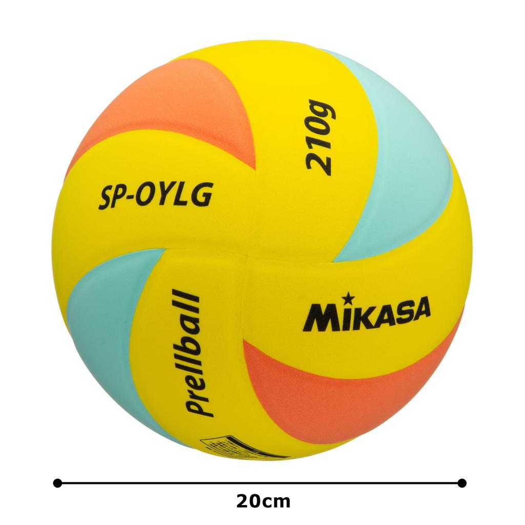 MIKASA Преллбол, Оранжевый/Желтый/Светло-зеленый, SP-OYLG, Рекомендуемое внутреннее давление: 0.15-0.20 кгс/см²