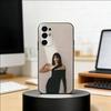 Чехол для телефона с изображением актрисы Энн Хэтэуэй Для Samsung S25,S24,S21,S22,S23,S30,Ultra,S20,Plus,Fe, Мягкий силиконовый черный чехол