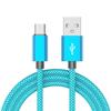 Кабель данных USB A на Type C Super Fast Charger Нейлоновый кабель для зарядки Устройство зарядки TypeC 1M 1M Кабель Для Android Iphone Samsung