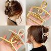 Fashion Metal Geometric Hair Claw Clip Butterfly Vintage Elegant Hair Clip Claw Clamp for Girls Headwear Women Hair Accessories