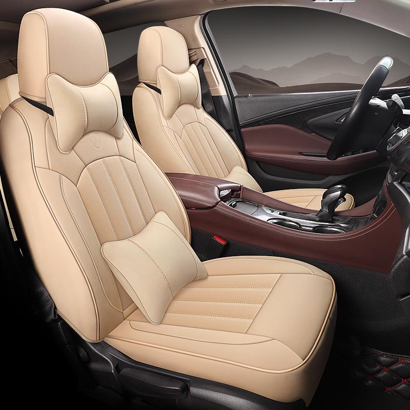 Прочная кожаная подушка сиденья для всех сезонов для Buick Verano - 5-местный, дизайн с полным охватом