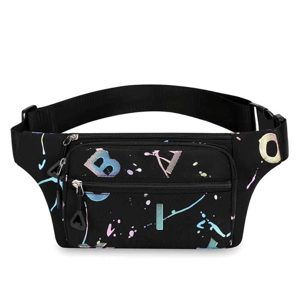 Large Capacity Women's Fanny Pack Waterproof Crossbody Chest Bag Multi-layer Crossbody Bag  Daily