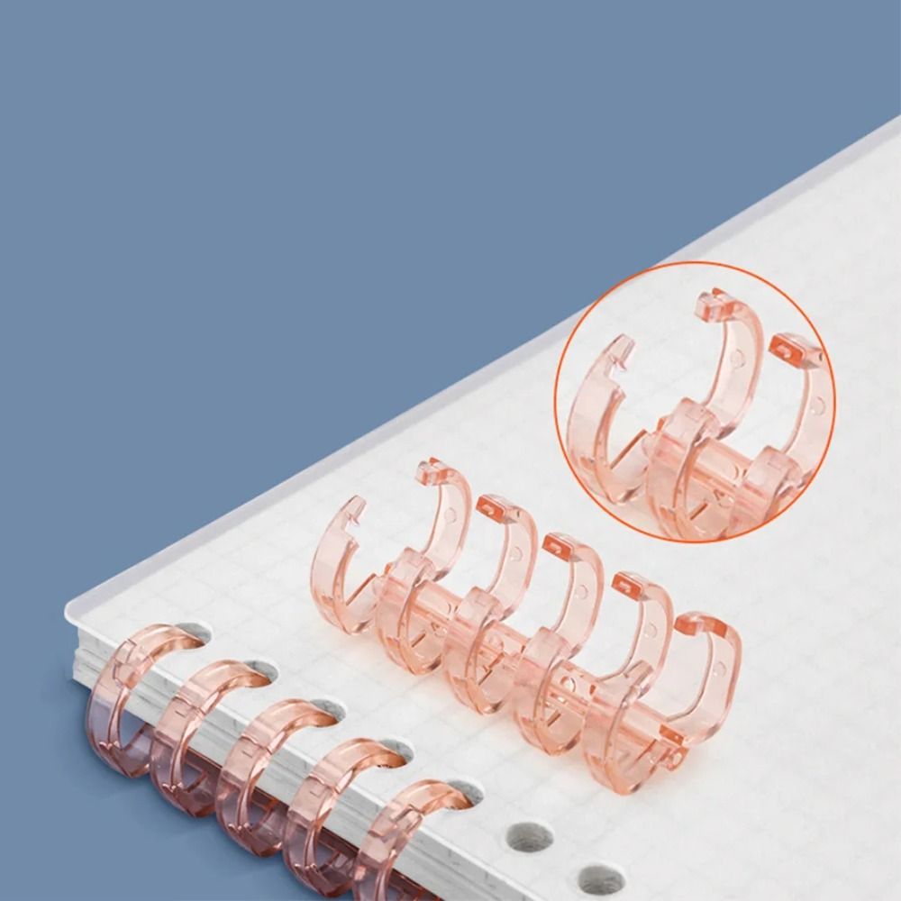 4Pcs A4 A5 B5 DIY Loose Leaf Notebook Colorful Office School Supplies New Loose-leaf Book Cover