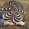 1PC Optical Illusion Automatic Open/Close Umbrella with Windproof, 8-Rib Sturdy Canopy, Durable Ribs, Fashionable Design,1297A