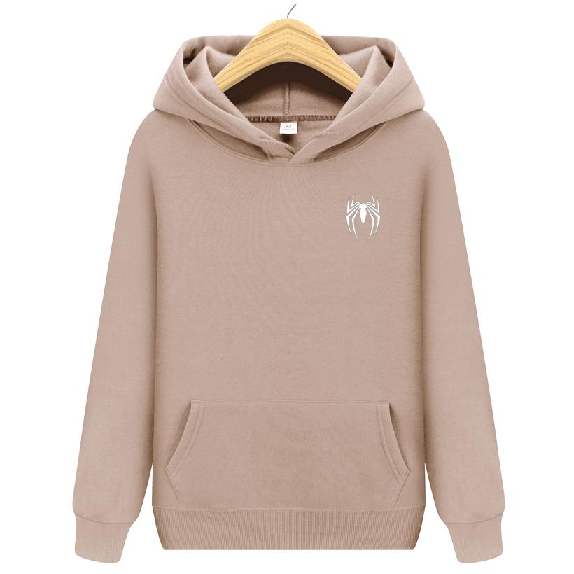 Весенне-осенняя женская толстовка с принтом паука, повседневный пуловер большого размера, популярная толстовка, трендовая одежда унисекс