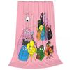 Barbapapa Love Blankets Flannel Funny Warm Throw Blanket for Home Restaurant Spring Autumn