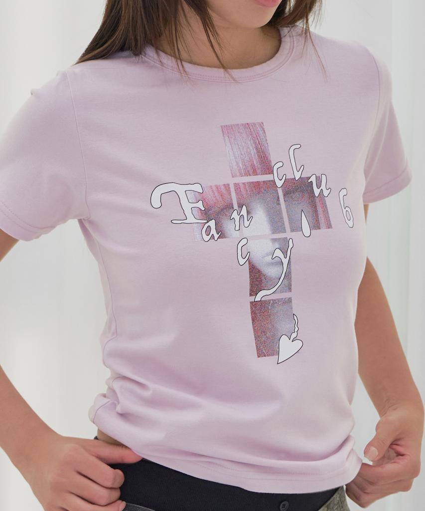 Кросс Кира Футболка FANCY CLUB (розовый) F26Qb054