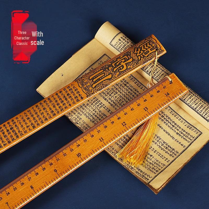 Бамбуковая указка учителя и утолщенная линейка для домашнего использования