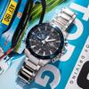Casio EDIFICE Деловые часы с Bluetooth, три циферблата и пять стрелок, индикатор даты, спортивные, водонепроницаемые, кварцевый механизм, нержавеющая сталь EQB-800D-1A