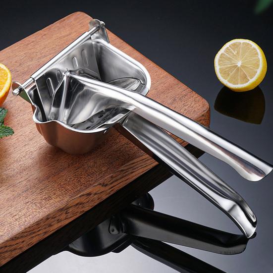 Ручная соковыжималка из нержавеющей стали, соковыжималка для цитрусовых, сверхмощная прочная ручная соковыжималка для лимона для домашней кухни