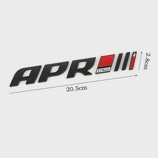 3D логотип APR, автомобильные наклейки, авто значок, эмблема, наклейка для APR Stage, логотип A4L Q5 S5 Golf R6 7 Scirocco R20 GTI, стиль