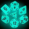 Glowing Dice Set 7pcs for Dungeons Game Board Game TRPG